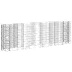 vidaXL Podwyższona donica gabionowa galwanizowane żelazo 330x50x100 cm