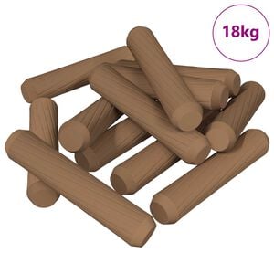 vidaXL Drewniane kołki 18000 pcs Brązowy Lite drewno