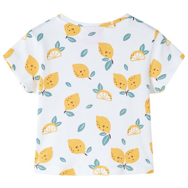 Koszulka dziecięca z wiązaniem, ecru, 104