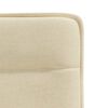 vidaXL Krzesła stołowe, 2 szt., kremowe, obite tkaniną