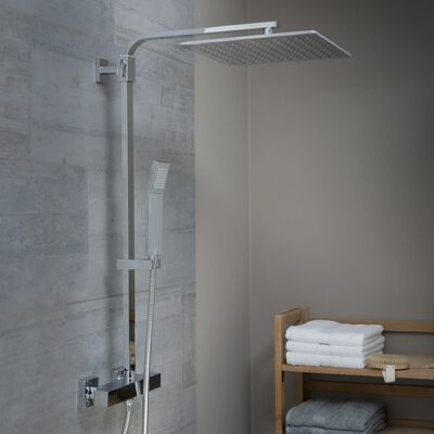 SCHÜTTE Termostatyczny, podwójny zestaw prysznicowy SUMBA