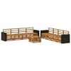 vidaXL Zestawy sof 9 pcs Lite Drewno Akacji