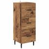 vidaXL Bufet Stare drewno 34 x 34.5 x 90 cm Drewno inżynieryjne