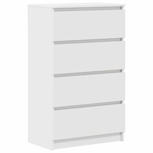 vidaXL Komoda, biała, 60x35x98,5 cm, materiał drewnopochodny