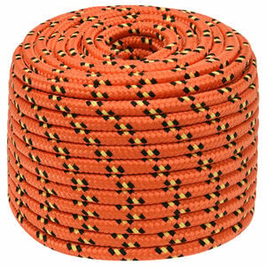 vidaXL Wielofunkcyjna lina gospodarcza 14 mm 50 m pomarańczowy PP