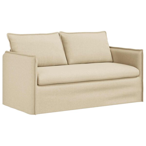 vidaXL Sofa Kremowy