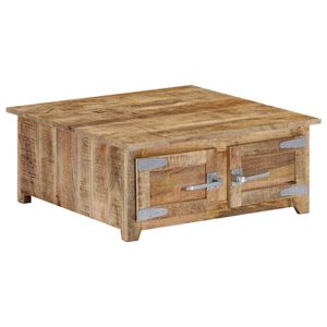 vidaXL Stolik kawowy, 70 x 70 x 30 cm, lite drewno mango