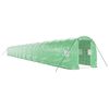 vidaXL Szklarnia ze stalową ramą, zielona, 48 m&sup2;, 24x2x2 m
