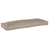 vidaXL Poduszka Materiał Oxford Ciemnoszary 110 x 40 x 8 cm