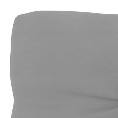 vidaXL Poduszka na sofę z palet, szara, 70x40x10 cm