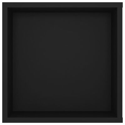 vidaXL Wisząca szafka pod TV, czarna, 102x35x35 cm, płyta wiórowa