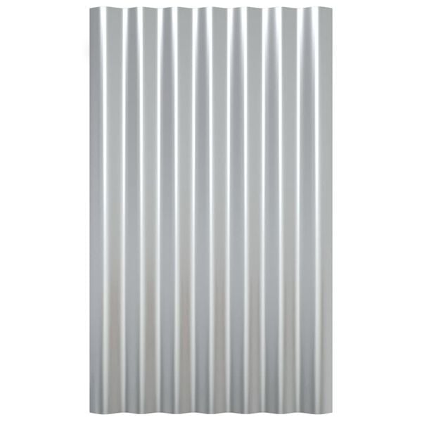 vidaXL Panele dachowe, 12 szt., stal ocynkowana, 60x36 cm