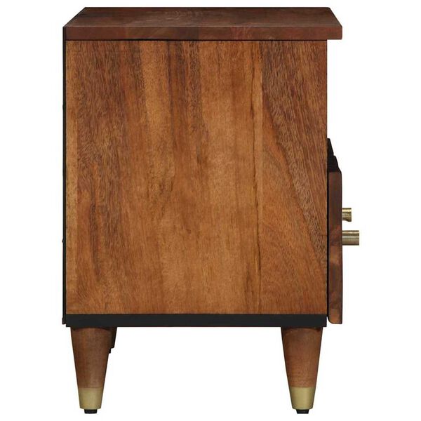 vidaXL Szafka pod telewizor z szufladą Miodowy brąz 70 x 33 x 46 cm