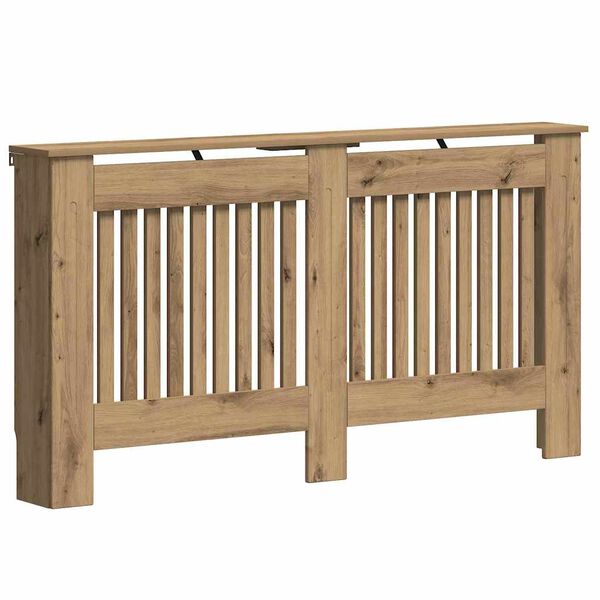 vidaXL Pokrywa Grzejnika Dąb rzemieślniczy 152 x 19 x 81,5 cm