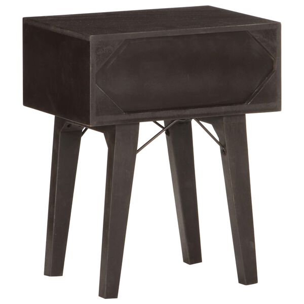 vidaXL Szafka nocna, 40x30x50 cm, lite drewno odzyskane