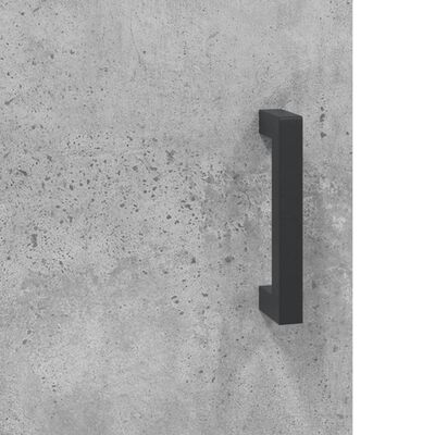 vidaXL Szafka wisząca, szarość betonu, 34,5x34x90 cm
