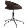 vidaXL Obrotowe krzesło biurowe, brązowe, obite sztuczną sk&oacute;rą