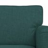 vidaXL Sofa 2 pcs Ciemna zieleń 144 x 80 x 85 cm tkanina