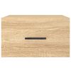 vidaXL Wiszące szafki nocne, 2 szt., dąb sonoma, 35x35x20 cm