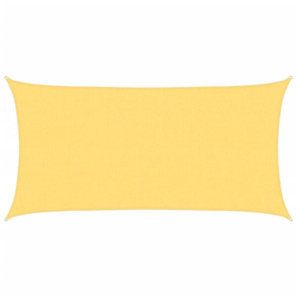 vidaXL Żagiel przeciwsłoneczny, 160 g/m&sup2;, beżowy, 2,5x5 m, HDPE