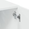 vidaXL Szafka, biała, 70x42,5x225 cm, materiał drewnopochodny