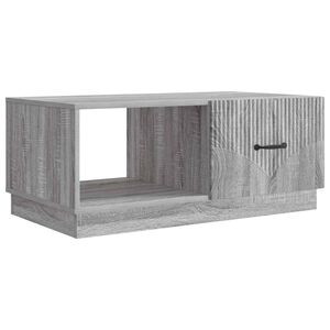 vidaXL Stolik kawowy Szary Sonoma 90 x 50 x 37 cm Drewno inżynieryjne