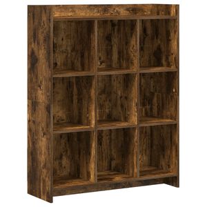vidaXL P&oacute;łka na książki Dąb wędzony 87,5 x 30 x 111 cm
