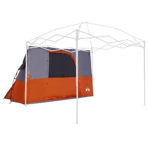 vidaXL Namiot wewnętrzny Szary i pomarańczowy 280 x 220 x 176 cm tafta