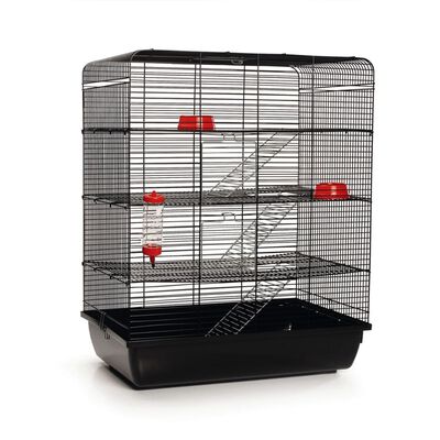 Beeztees Klatka dla szczura Remy, czarna, 58x38x71 cm, 266815