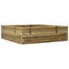 vidaXL Donica ogrodowa, 80x80x23 cm, impregnowane drewno sosnowe