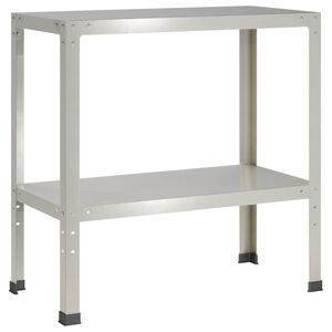 vidaXL St&oacute;ł do przesadzania 100 x 40 x 80 cm Stal nierdzewna srebrny