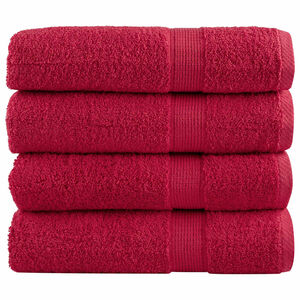 vidaXL Ręczniki premium, SOLUND, 4 szt., 100x150 cm, 600 g/m&sup2;