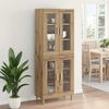 vidaXL Highboard Dąb rzemieślniczy 69,5 x 34 x 180 cm