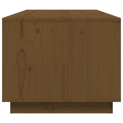 vidaXL Stolik kawowy, miodowy brąz, 100x50x41 cm, lite drewno sosnowe