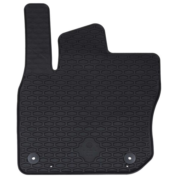 vidaXL Mata samochodowa 4 pcs Czarny VW TIGUAN TDI Guma