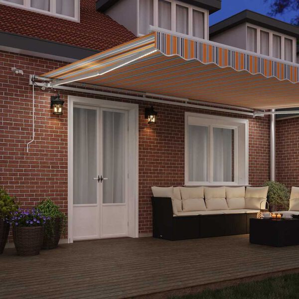 vidaXL Markiza Wielokolorowe 500 x 300 x 165 cm Poliester i Metal