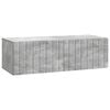 vidaXL Szafka RTV montowana na ścianie Betonowy szary 98 x 41 x 30 cm