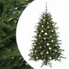 vidaXL Sztuczna choinka z bombką 120 cm 150 LED Ciepła biel