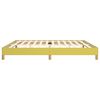 vidaXL Rama ł&oacute;żka bez materaca, zielona, 200x200 cm, obita tkaniną