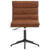 vidaXL Krzesło stołowe, brązowe, sztuczna skóra