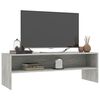 vidaXL Szafka pod TV, betonowy szary, 120x40x40 cm