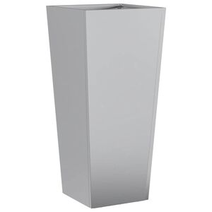vidaXL Donica ogrodowa, 35x35x75 cm, stal galwanizowana