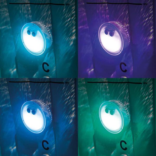 Intex Wielokolorowa lampa LED do domowego spa, 28503