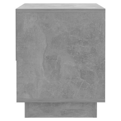 vidaXL Szafka nocna, kolor szary betonowy, 45x34x44 cm, płyta wiórowa
