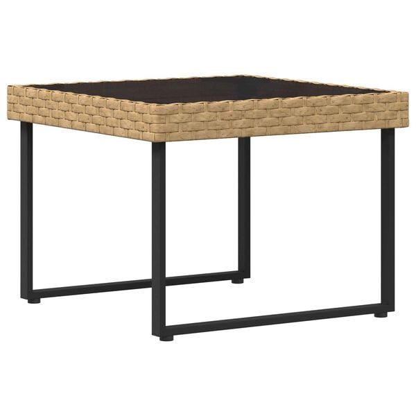 vidaXL Zestaw sof ogrodowych z poduszką 2 pcs Naturalny Stal