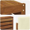 vidaXL Zestawy sof 8 pcs Naturalny i Kremowy Lite Drewno Akacji