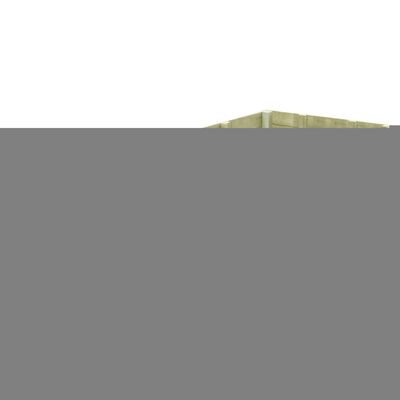 vidaXL Podwyższona donica ogrodowa, 206x106x48 cm, impregnowana sosna