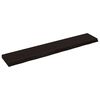 vidaXL P&oacute;łka, ciemnobrązowa, 160x30x(2-6) cm, wykończone drewno dębowe
