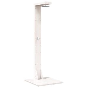 vidaXL Prysznic na zewnątrz 210 cm Biały