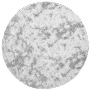 vidaXL Dywan shaggy z długim włosiem, NAVARRA, srebrnoszary, 100x100cm